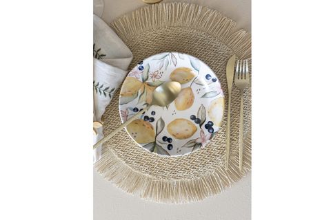 THE MİA LİMONCELLO YEMEK TABAĞI 6LI SET 20 CM
