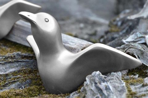 KUŞ DUVAR DEKORU ASKILIK, GÜMÜŞ