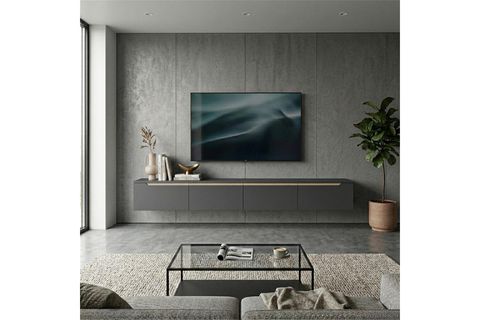 VİNE ASMA TV ÜNİTESİ, LEDLİ ANTRASİT 240