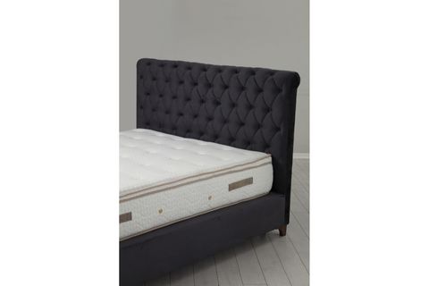 DELUXE ANTRASİT ÇİFT KİŞİLİK BAZA+BAŞLIK+YATAK, ANTRASİT, 160X200