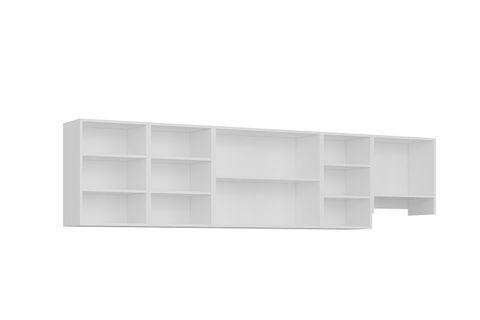 MİNAR 295 CM MUTFAK DOLABI BEYAZ 295-B4-ÜST MODÜL