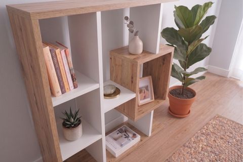 ENDA HOME YEGANE ÇİFT KULLANIMLI DUVAR RAFI BEYAZ ÇAM