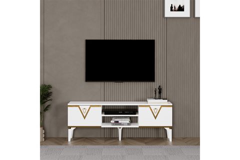 YENGİ TV ÜNİTESİ, BEYAZ ALTIN