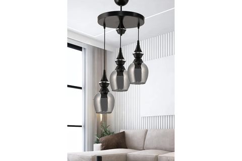 PERA SARKIT AVİZE, FÜME CAMLI