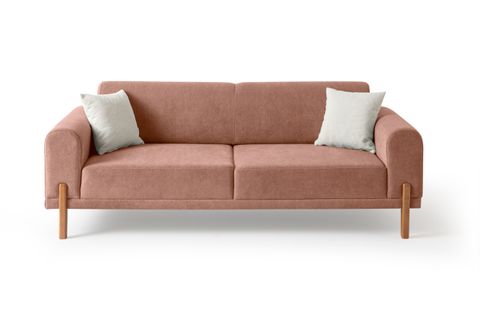 HAMBURG PLUS SIRT MEKANİZMALI ÜÇLÜ KOLTUK, PEMBE