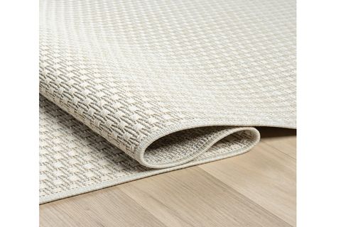 BONNA ANTİBAKTERİYEL JÜT HALI, KREM 666 80X150 CM