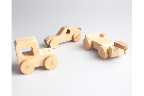 ZARİAS'S AHŞAP OYUNCAK ARABA TIR ÜÇLÜ