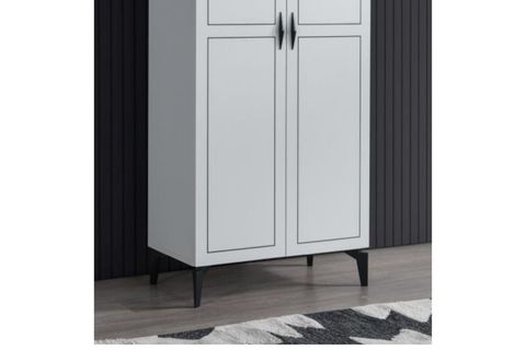 ÇİZGİ 2 KAPAKLI GARDIROP, 200 CM