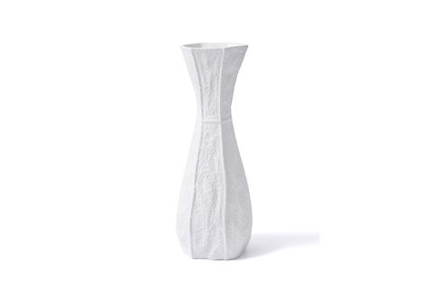 THE MİA LİCİA SERAMİK VAZO, BEYAZ 17X15X45 CM