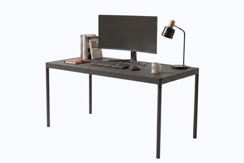 OFİSİMİ SELECT LİSA ÇALIŞMA MASASI, OFİS MASASI, MAT SİYAH, 120 CM