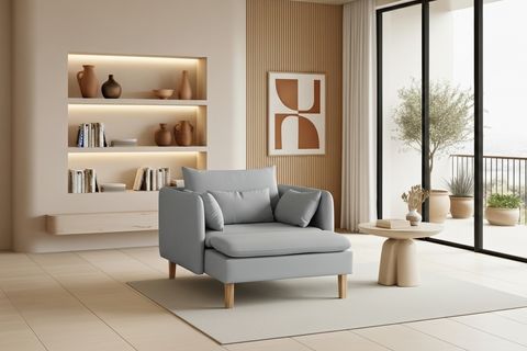 BUDAPEST MODÜLER DİNLENME BERJERİ, GRİ