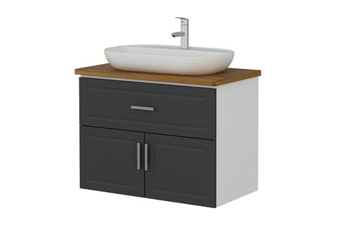 SANYA BANYO ALT DOLABI, ANTRASİT, 85 CM