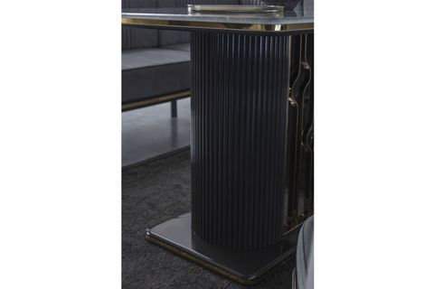 SULTAN MUTFAK MASA TAKIMI, 1 MASA 1 KÖŞE TAKIM 2 SANDALYE , GRİ