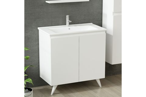 NİKA BANYO DOLABI AY2K105, BEYAZ, 85 CM