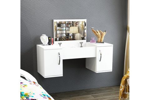 MAKYAJ MASASI MERCAN BEYAZ