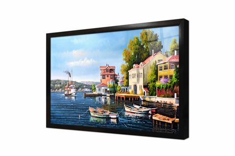 İSTANBUL YALILAR VE VAPUR CAM TABLO, ÇERÇEVESİZ, 30X40, C02000522