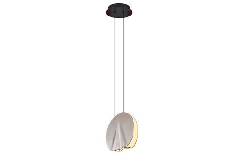 ÖZCAN AYDINLATMA OYSTER TEKLİ SARKIT, 20 CM KROM, 5732K-1A-02