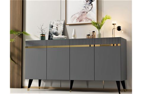 DEFFNE KONSOL, ANTRASİT ALTIN