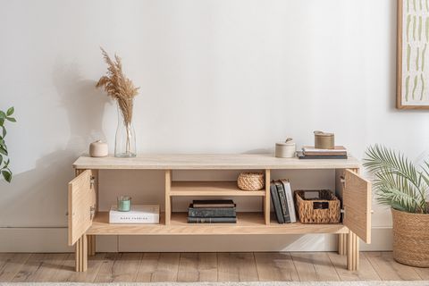 HAVEN TV SEHPASI, MEŞE TRAVERTEN, 140 CM