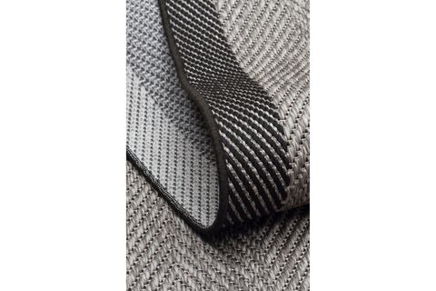 ARVEN 02 SİYAH GRİ SİSAL MODERN HALI, 100X200