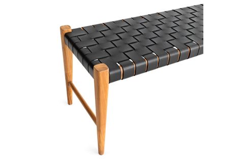 NAPOLYON KENT DERİ BENCH, SİYAH