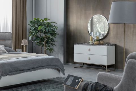 LOFT GOLD YATAK ODASI TAKIMI, SÜRGÜ KAPAKLI