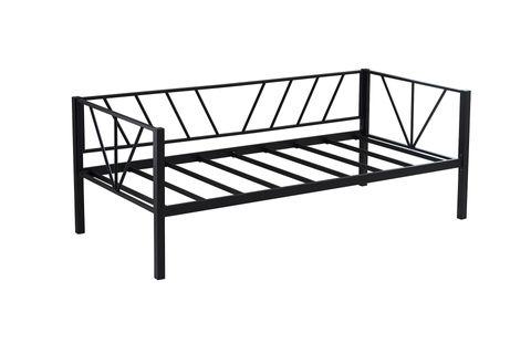 ALCHERA DAYBED METAL KARYOLA, SİYAH, 90X190