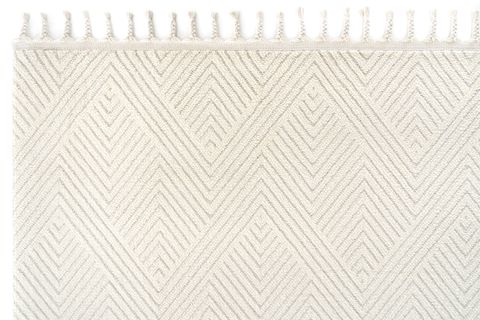 EKO HALI URBAN URB 01 KREM ETNİK HAV TOZ VERMEZ YUMUŞAK KESME YOLLUK HALI 120X250