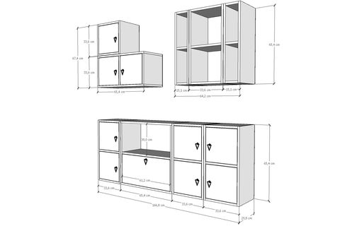 BK ÇOK AMAÇLI DOLAP, 7 KAPAKLI, KBR