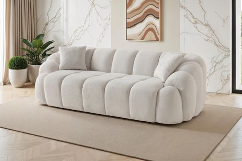 CALIFORNIA ÜÇLÜ KOLTUK, BEYAZ