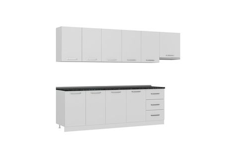 MİNAR BASİC 300 CM MUTFAK DOLABI BEYAZ 300-B5