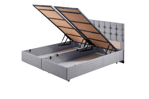 VENEDİK BAZA BAŞLIK LETTO YATAK SETİ, AÇIK GRİ, 140X190