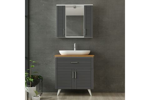 VERA BANYO DOLABI AY2K1Ç201, ANTRASİT, 85CM