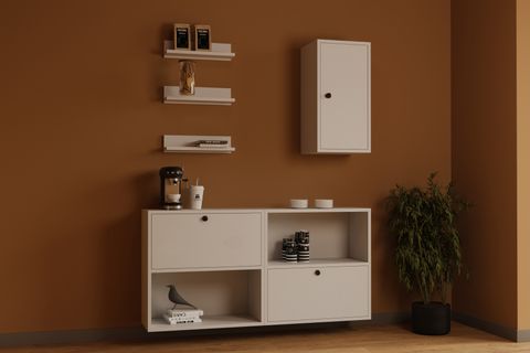 BK ÇOK AMAÇLI DOLAP, 2 DÜŞER KAPAKLI, MST