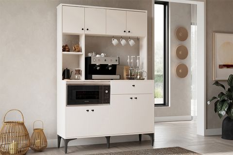 ÇETMEN COMFORT FLEX KAHVE KÖŞESİ 120 CM BEYAZ