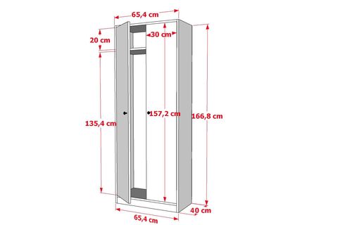 ASYA GARDIROP, 2 KAPAKLI ASKILIKLI, GYD1048Ç