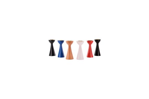 MASSELLO DESIGN COULEUR ALTILI AHŞAP ŞAMDAN & MUMLUK MULTI COLOR