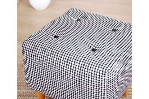 DOTTED PUF, SİYAH