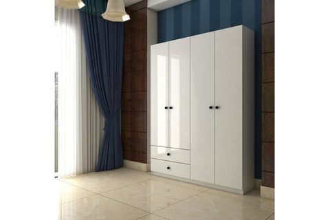 NOVA ASKILIKLI GARDIROP BEYAZ