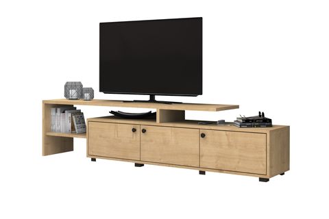 KANT TV ÜNİTESİ, MEŞE, 197 CM