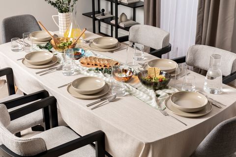 KİTCHEN ESSENTİALS STONEWARE SERVİS TABAĞI 28 CM, VİZON, ALTILI SET