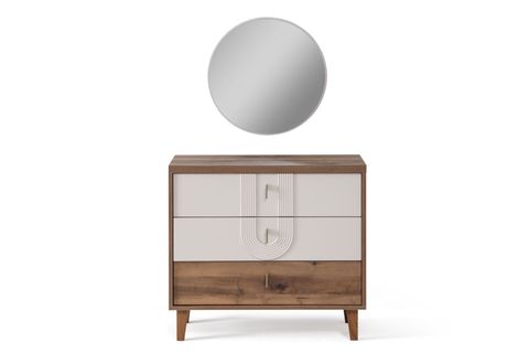 MEGAN ÇEKMECELİ AYNALI ŞİFONYER