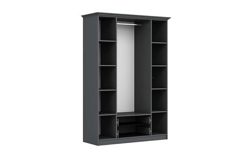 LİVO GARDIROP, ANTRASİT, 4 KAPAKLI