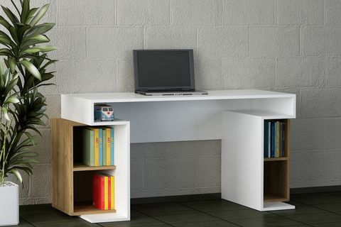 MONUMENT ÇALIŞMA MASASI, BEYAZ CEVİZ