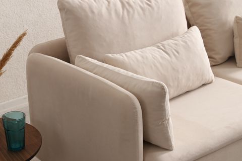 LUMA KÖŞE KOLTUK TAKIMI, KIRIK BEYAZ