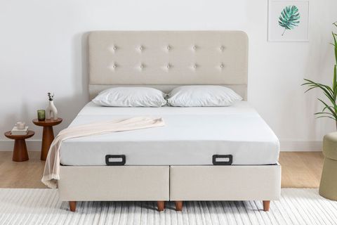 NOTTE BAZA VE BAŞLIK SETİ, KREM, 140X200