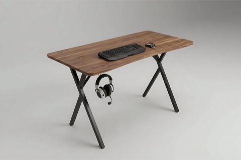 GAMİNG OYUNCU MASASI, CEVİZ SİYAH, 120 CM