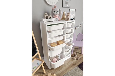 BABY DARLİNG LARGE DUO 14 SEPETLİ OYUNCAK DOLABI