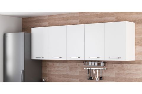 MİNAR 235 CM MUTFAK DOLABI BEYAZ 235-B1-ÜST MODÜL
