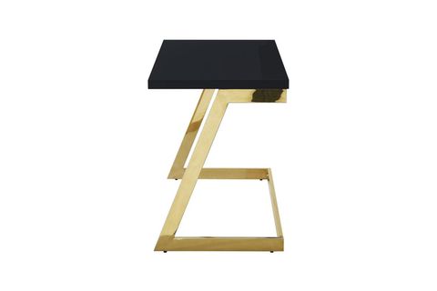 NYSA GOLD METAL ÇALIŞMA MASASI, SİYAH